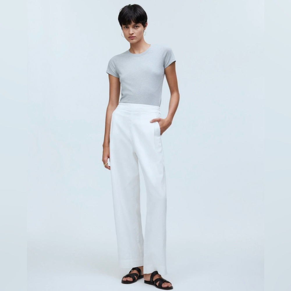 🌺Madewell Pull-on Straight Crop Pant Size 16
